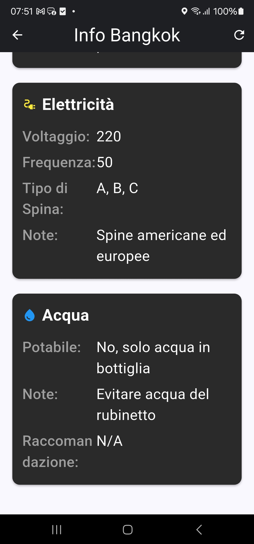 Info città